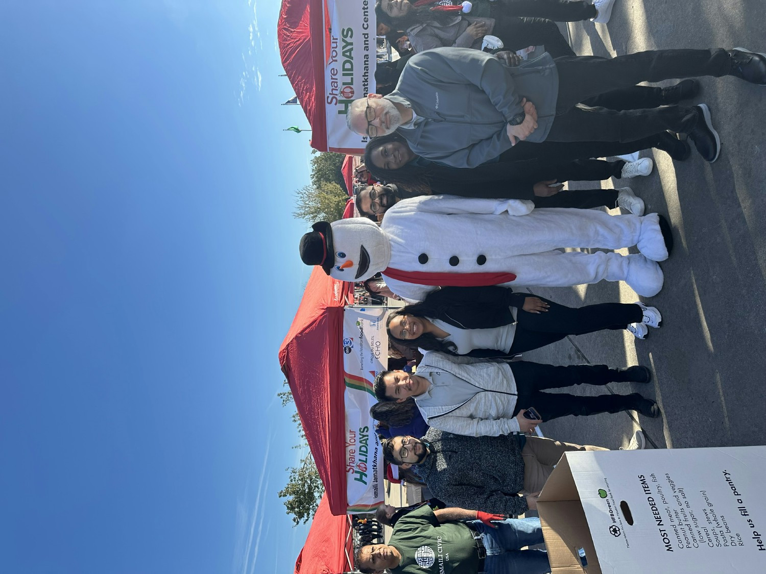 Showing up to support our community and volunteer our time!