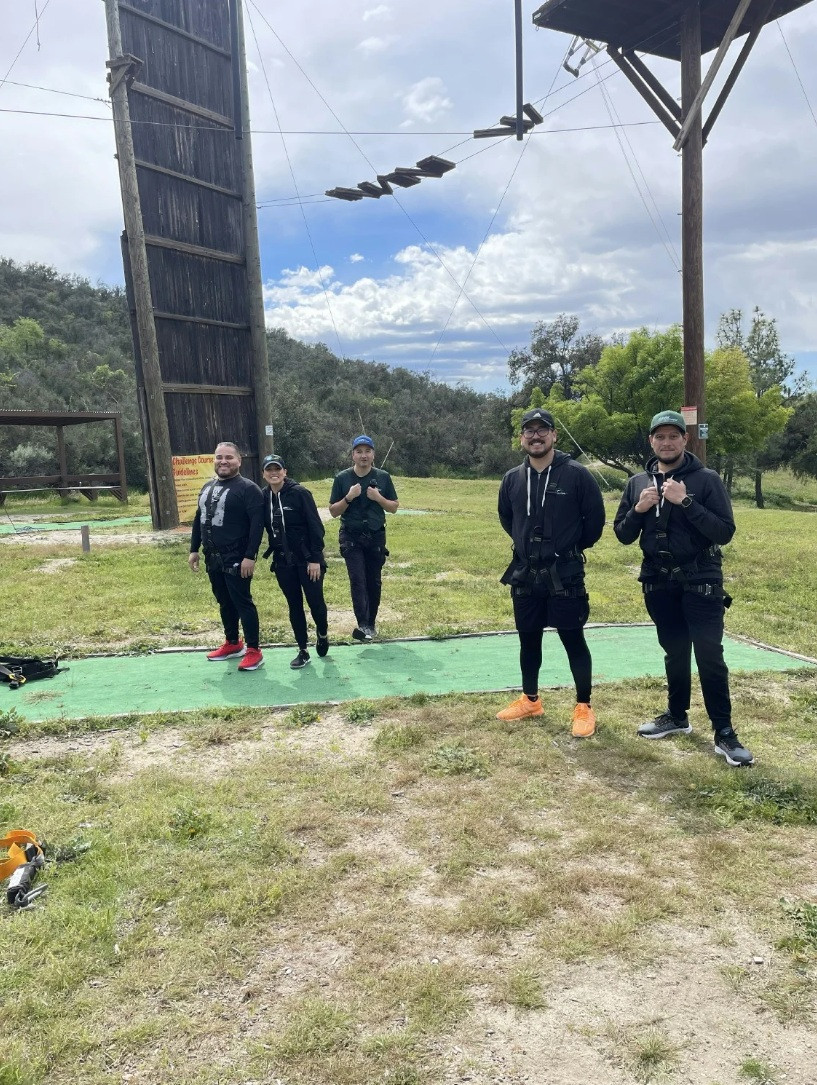 Trust, teamwork, and a little adrenaline! 