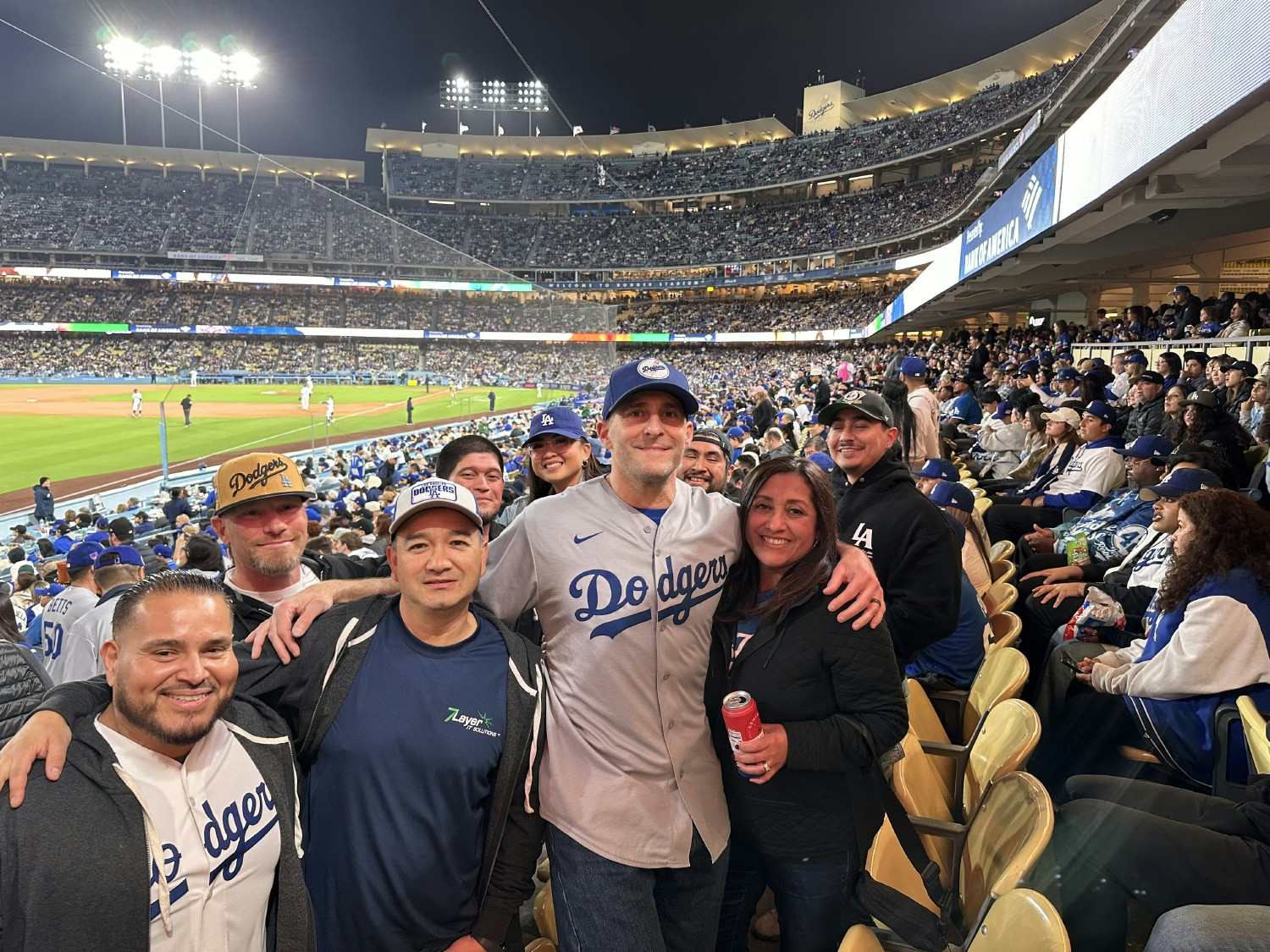  It's Dodgers Day with the 7Lits Family! 