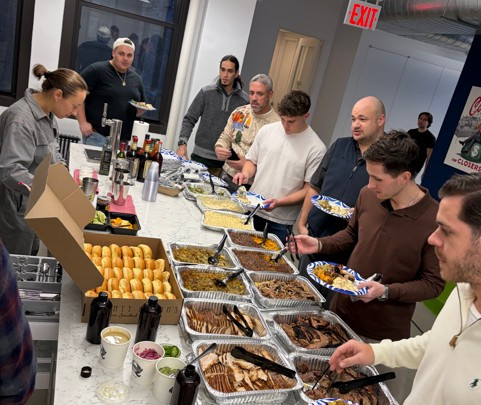 While we cater meals in-office on a weekly basis, Thanksgiving is one of the best days here at Citizens!