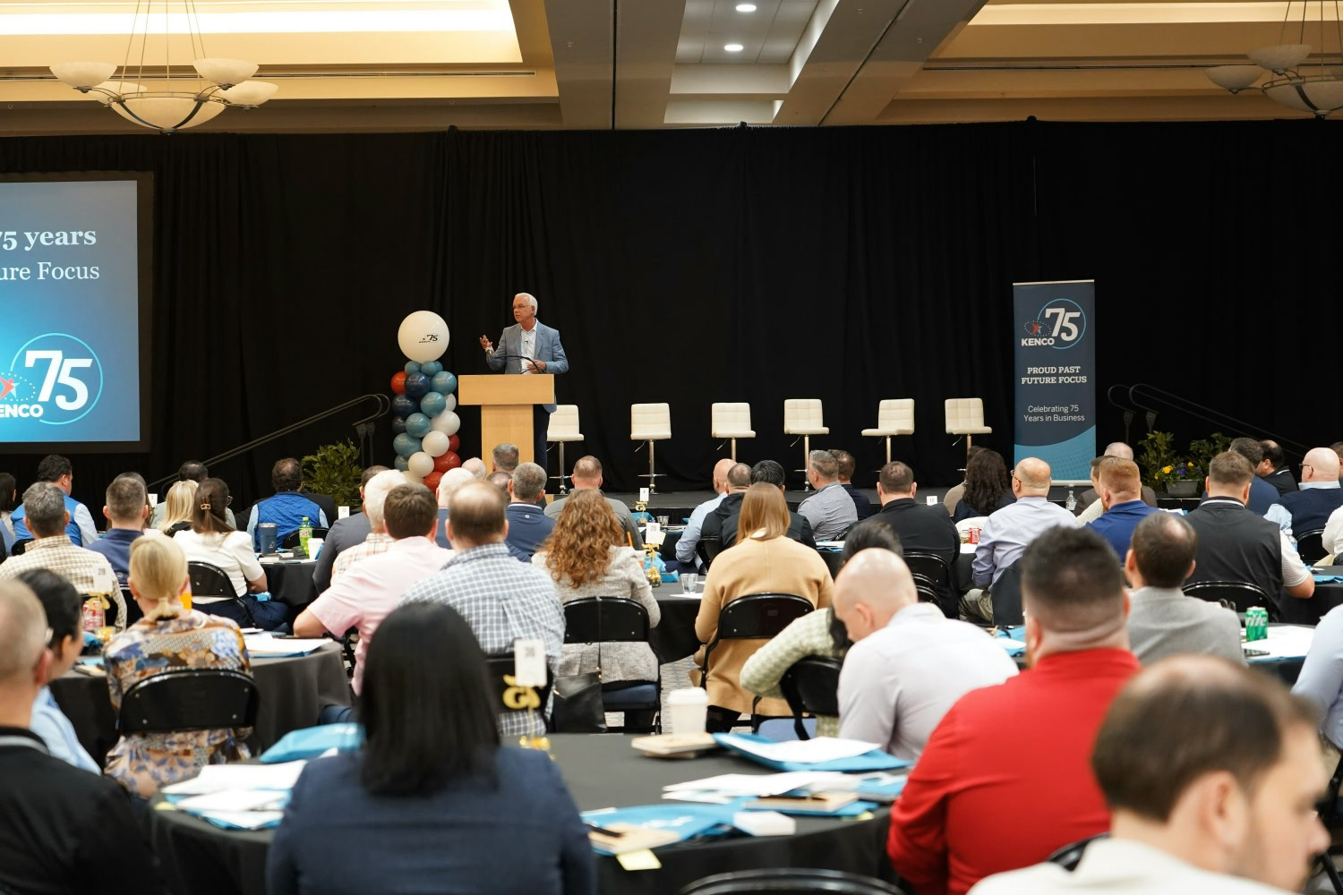 CEO Denis Reilly opens Kenco’s Enterprise, a leadership summit that brings teams together around shared purpose.