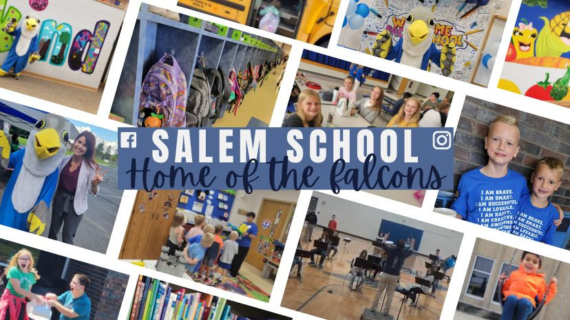 A collage of many of the great things that are happening in the Salem School District.