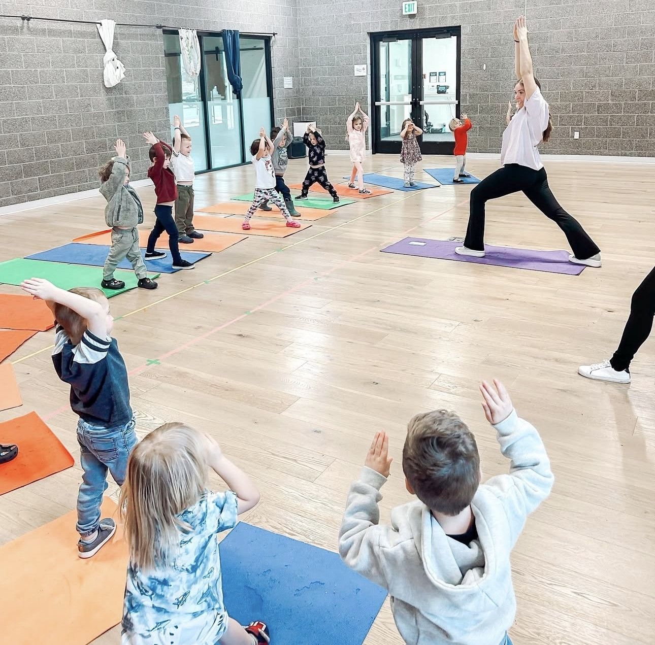 Yoga and free movement are integral to our curriculum. Each campus has a dedicated gym to enrich the children's growth.