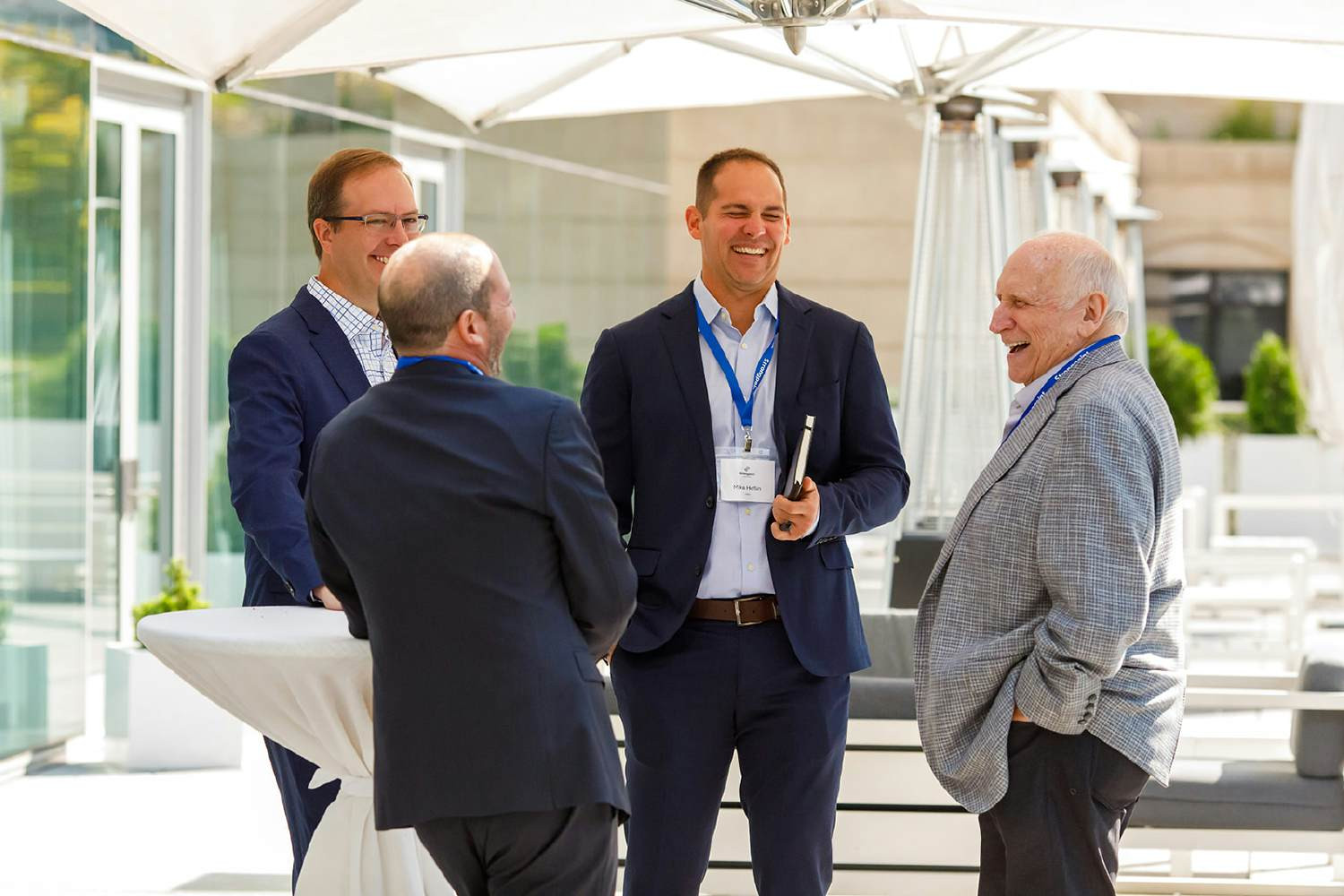 Employees Mingling at Strongpoint Event