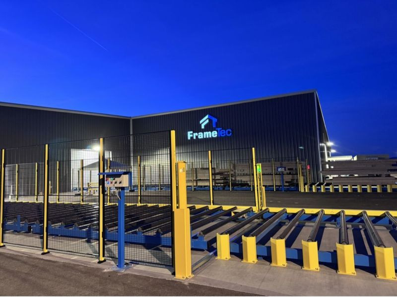 The FrameTec facility is a beautiful sight, day or night.