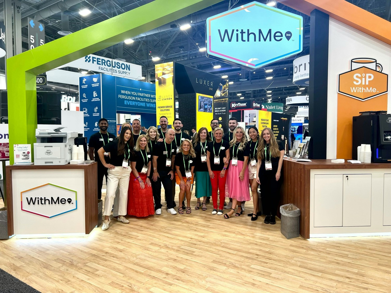 Members of the WithMe team at Apartmentalize 2025. 