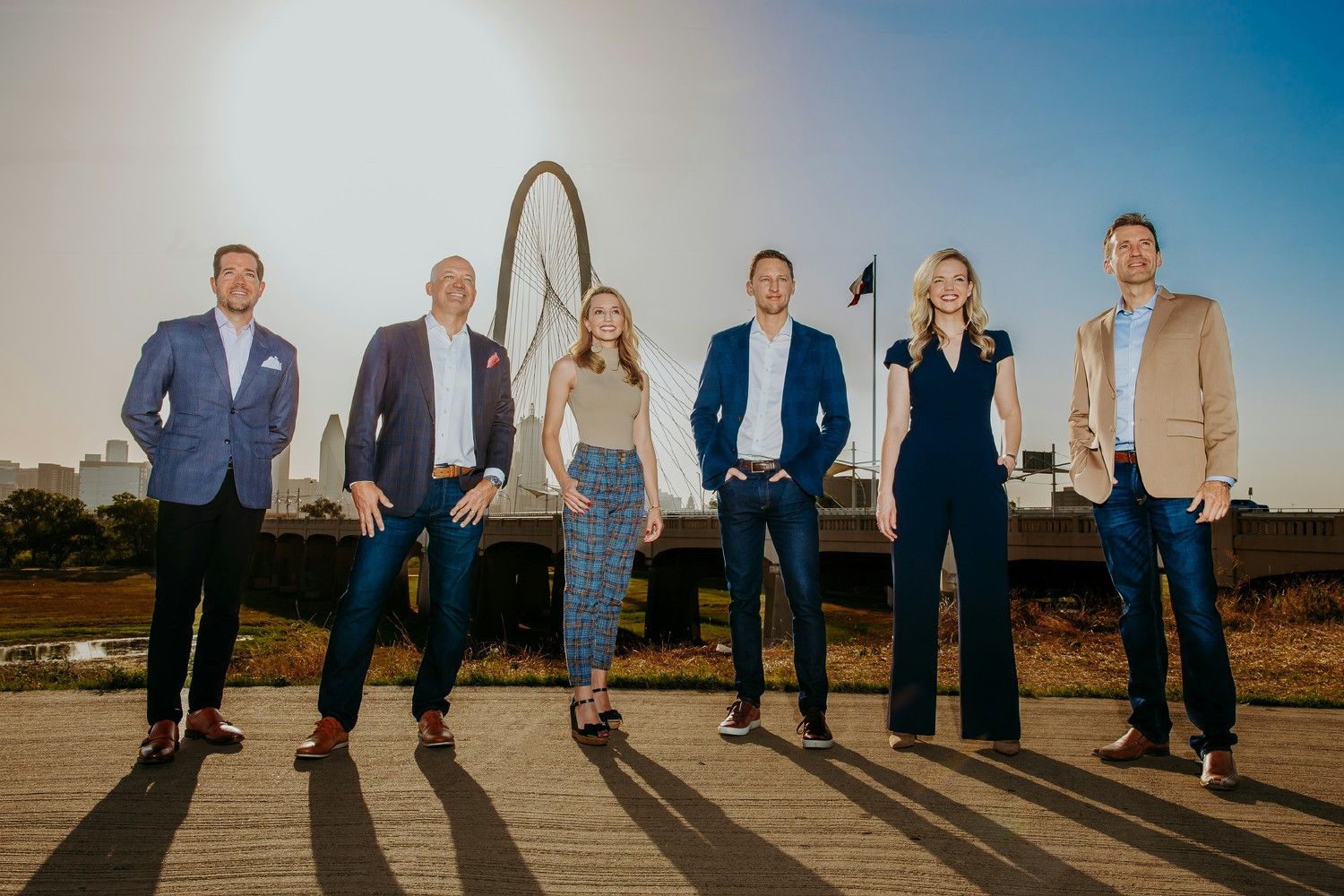 The Bridge leadership team for our Brand Launch photo shoot. 