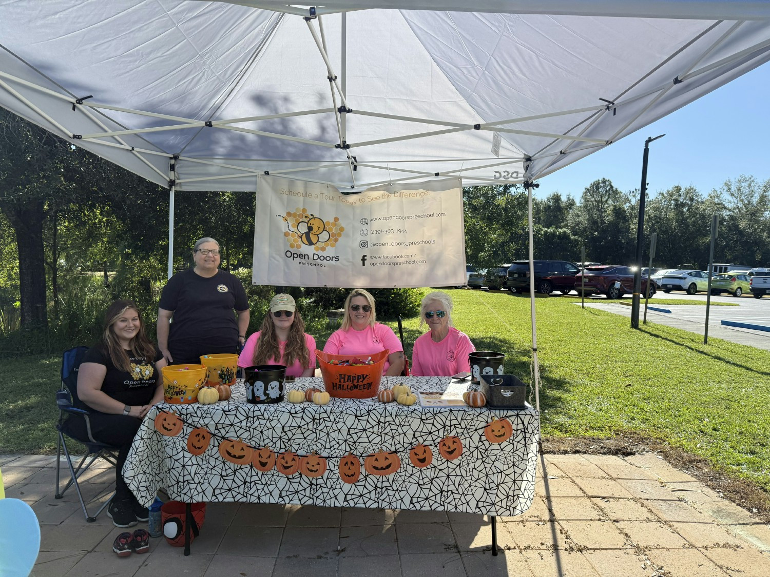 We love getting out into the community and sharing the Open Doors spirit! 🎃💛