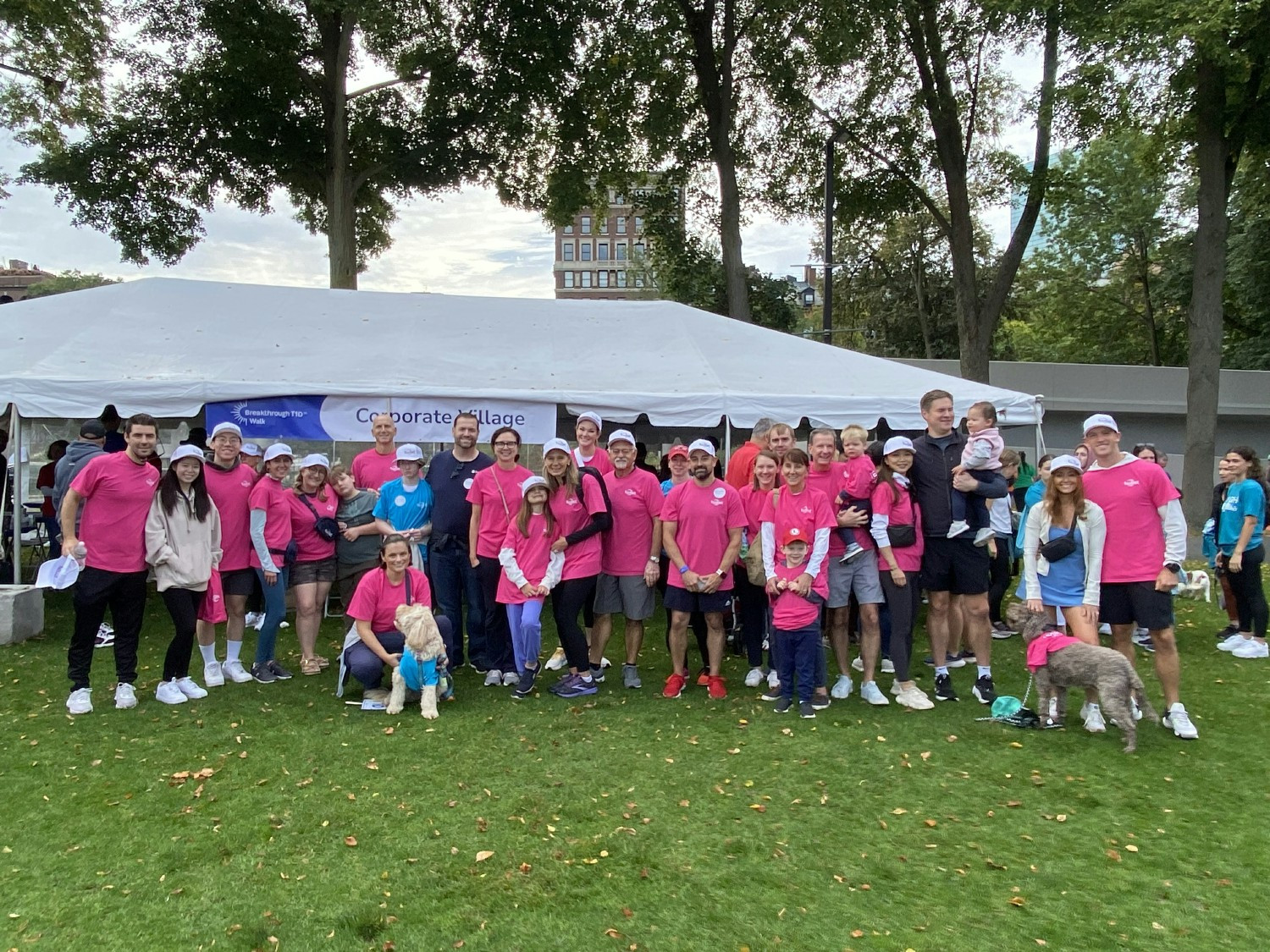 The Boston-area Sequel team at the supporting the Boston T1D Walk.
