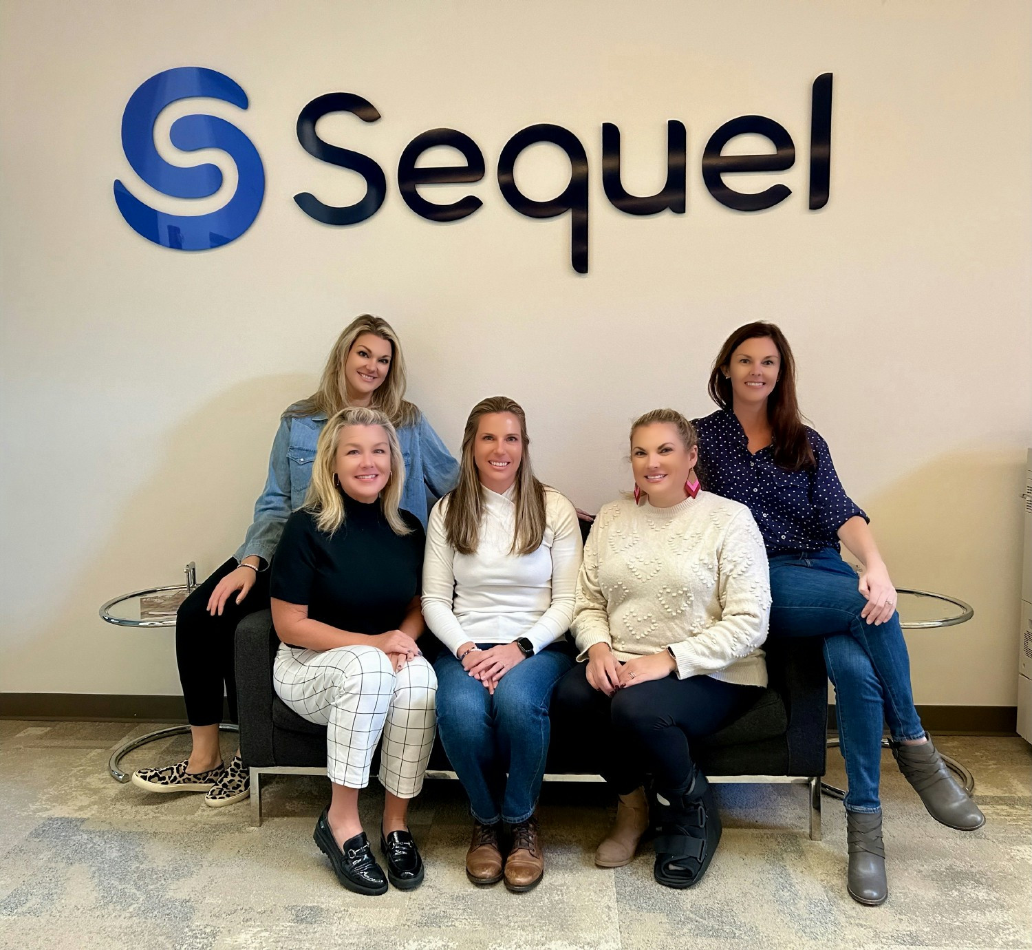 Some of Sequel's best recruiters at the Manchester, NH HQ.