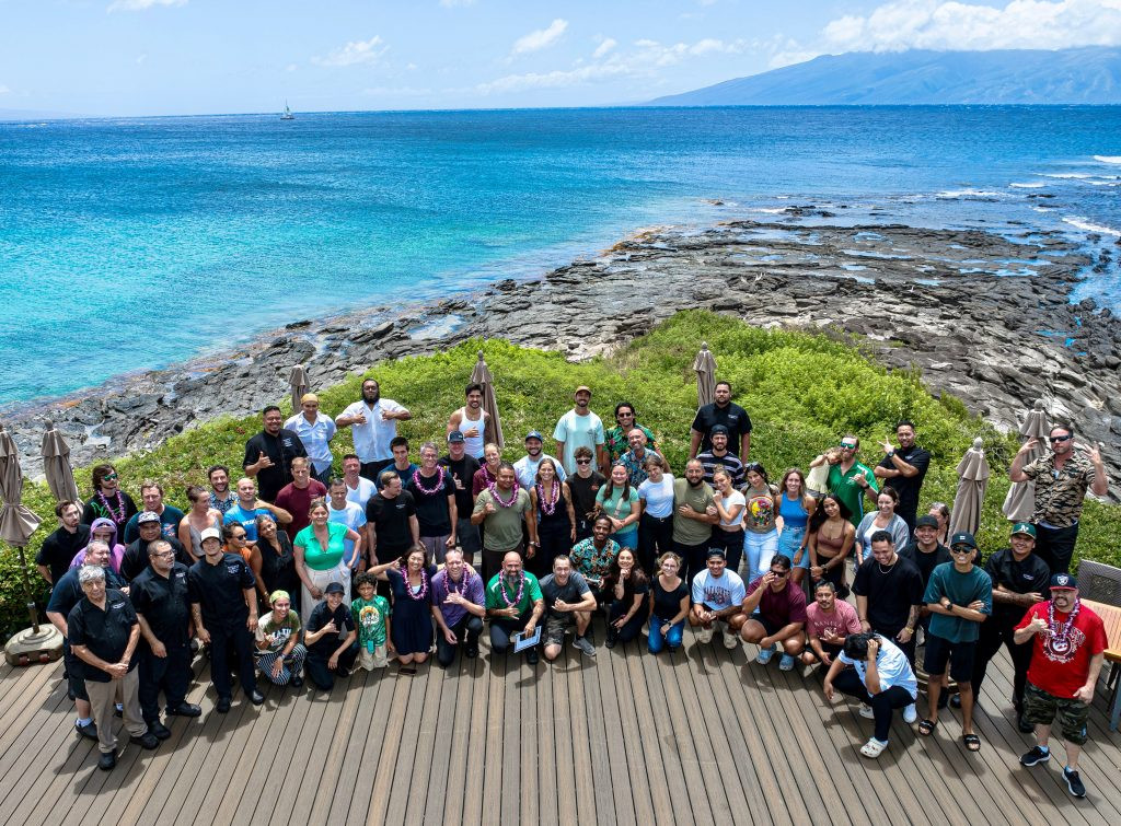 Team just before the West Maui Fires