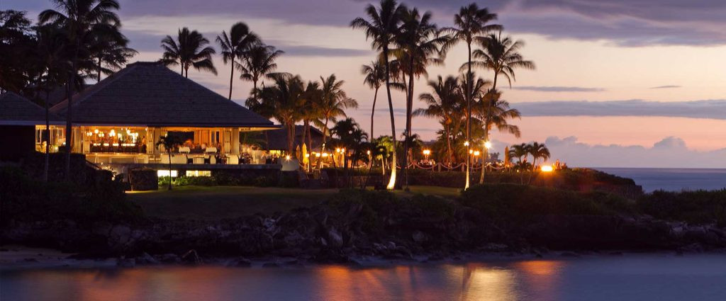 Sunset over Merriman's Kapalua