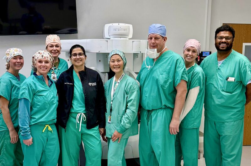 A team performed the region’s first fully robotic esophagectomy, bringing advanced thoracic cancer care closer to home.