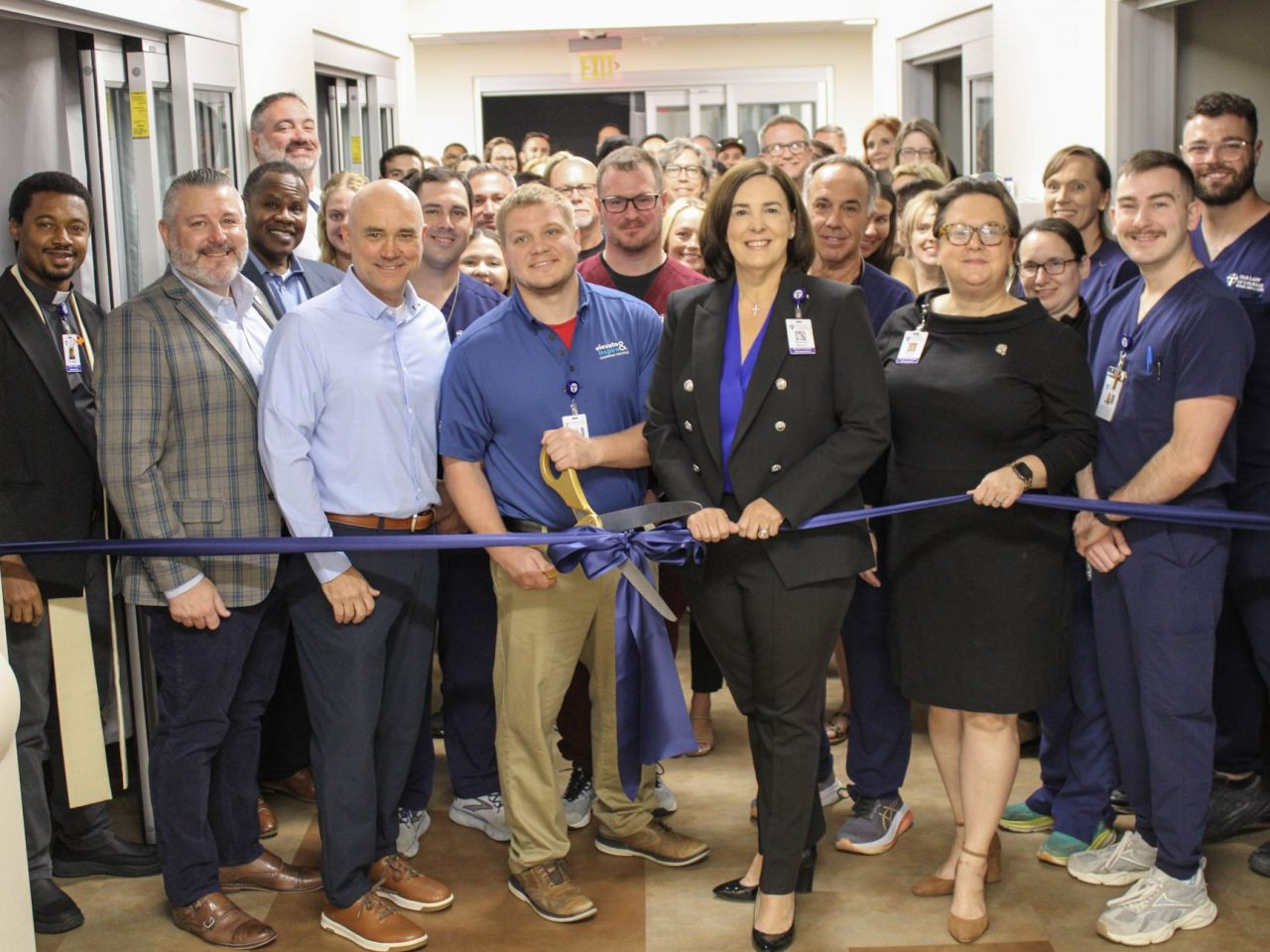 The announcement and blessing of opening additional beds in one of our emergency departments. 