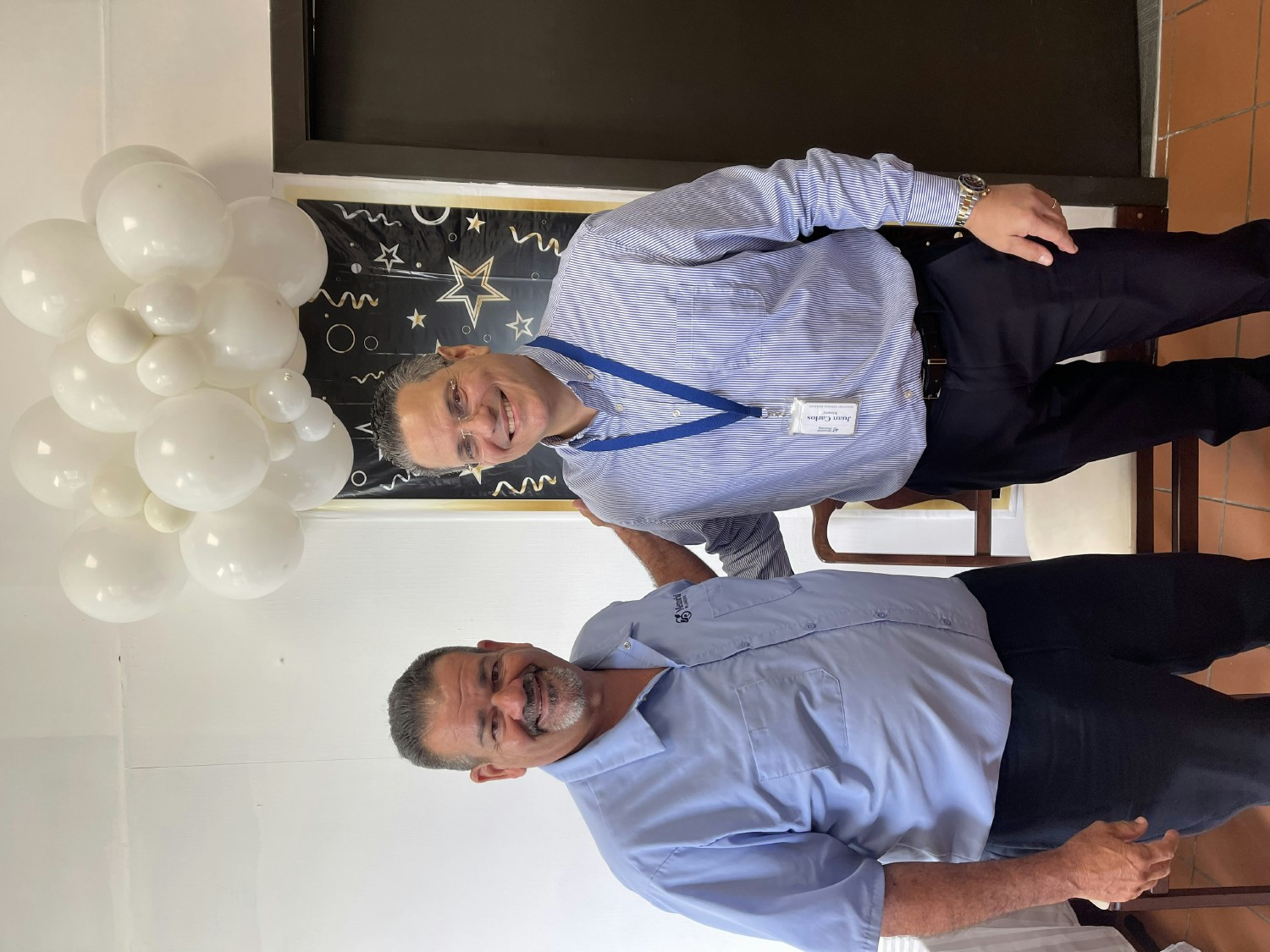 Juan Carlos (AGM) joins in celebrating the dedication and leadership of our Superintendent team.
