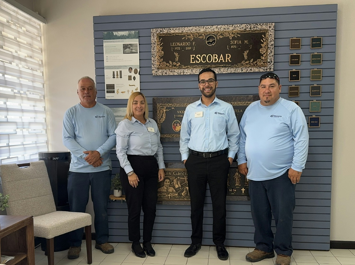 Members from Everstory's Maintenance and Sales team work together in support of care and professionalism.