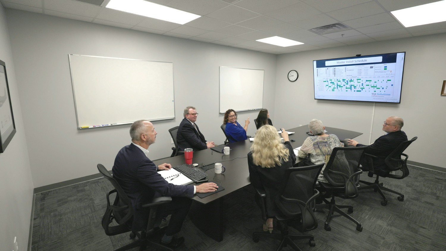 Collaboration in action: BD, Finance, and OPS leaders aligning to strengthen our culture and drive success.