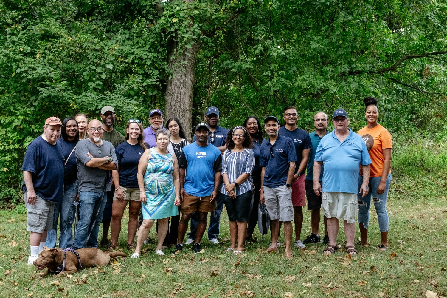 10th year annual picnic. Employees who were nominated for an employee recognition award.