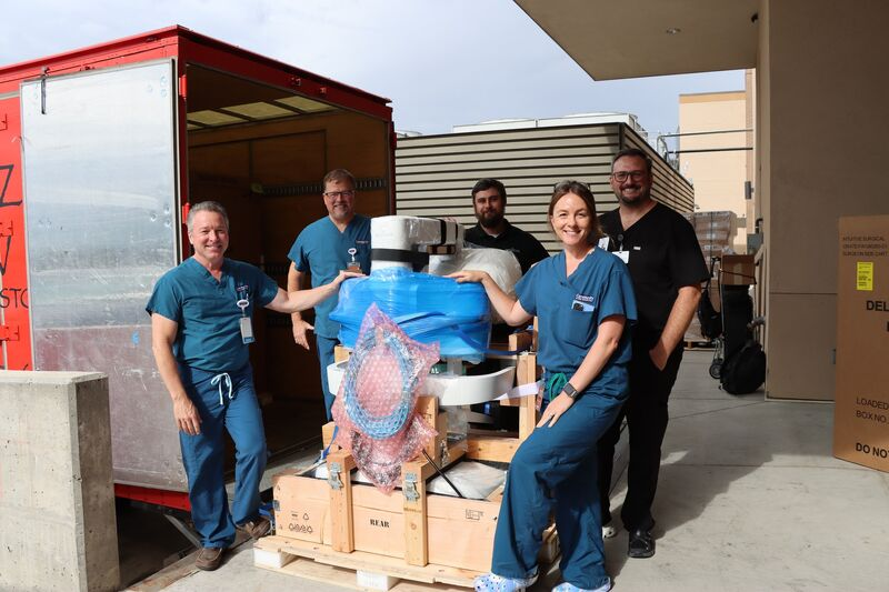 Unwrapping the new robot with our CMO