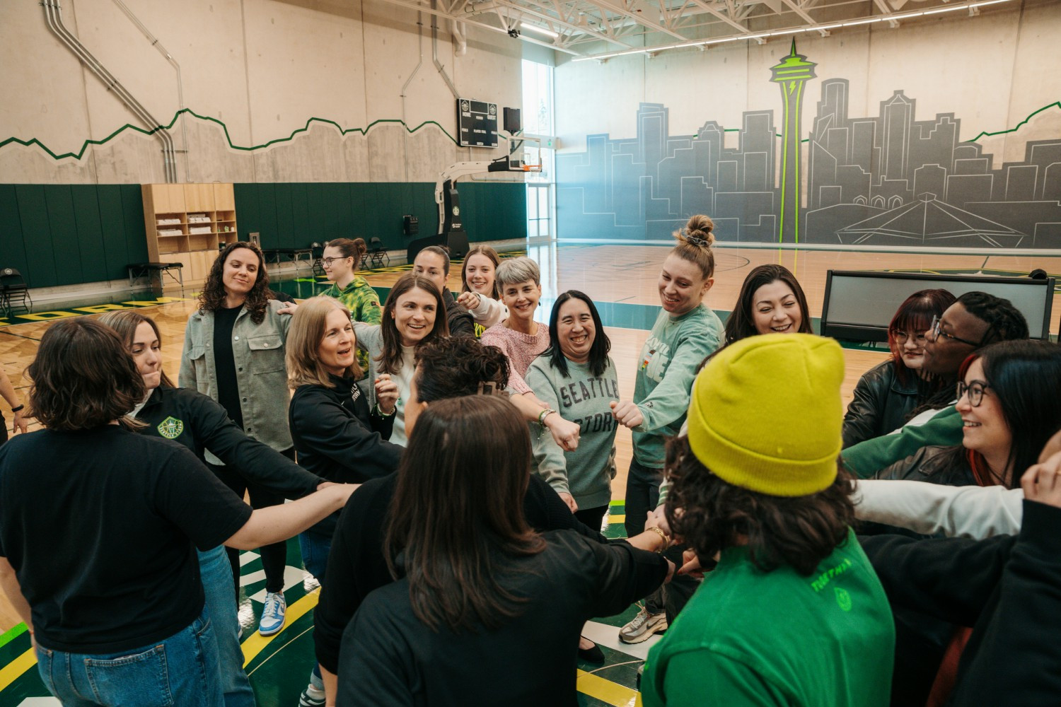 Celebration on the court for Women's History Month