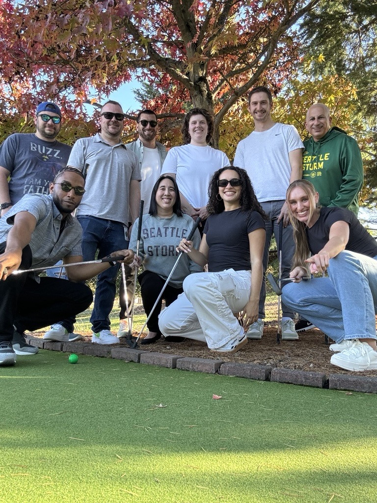Sales team golf outing 