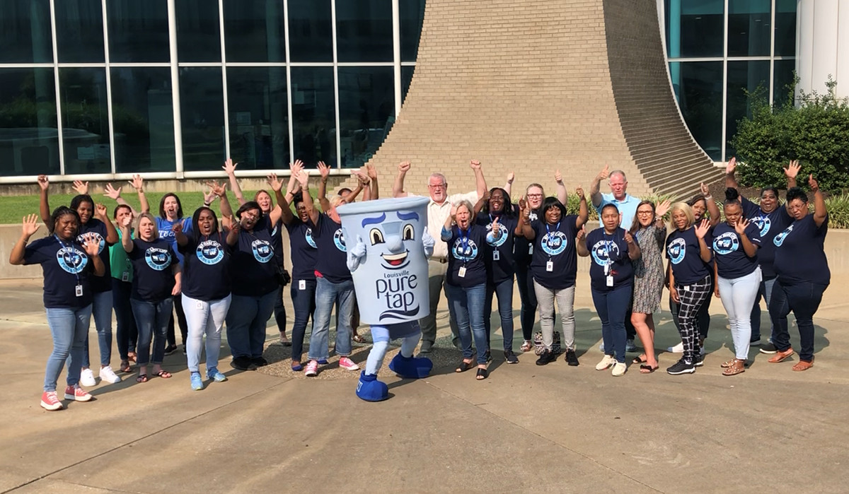 Louisville Water celebrates employee achievements.