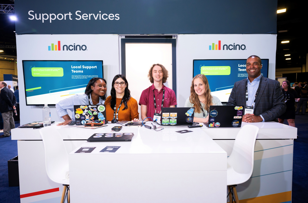 The nCino Customer Success team gets ready to mingle at nCino's user conference, nSight.