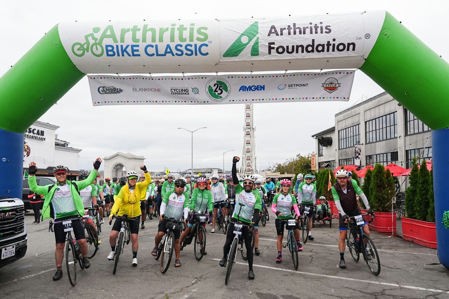 The California Coast Classic 500 mile cycling event fundraiser celebrated its 25th anniversary in 2025.