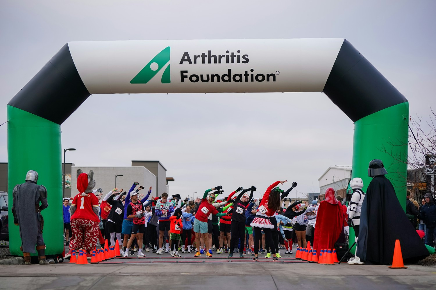 Jingle Bell Run 5K fundraisers are held across the nation in local markets.