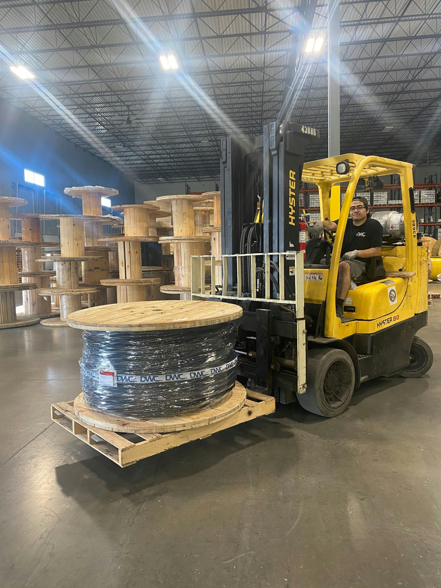 From warehouse to worksite—1,400 feet of Aluminum URD headed out, thanks to the hard work of our DWC crew!