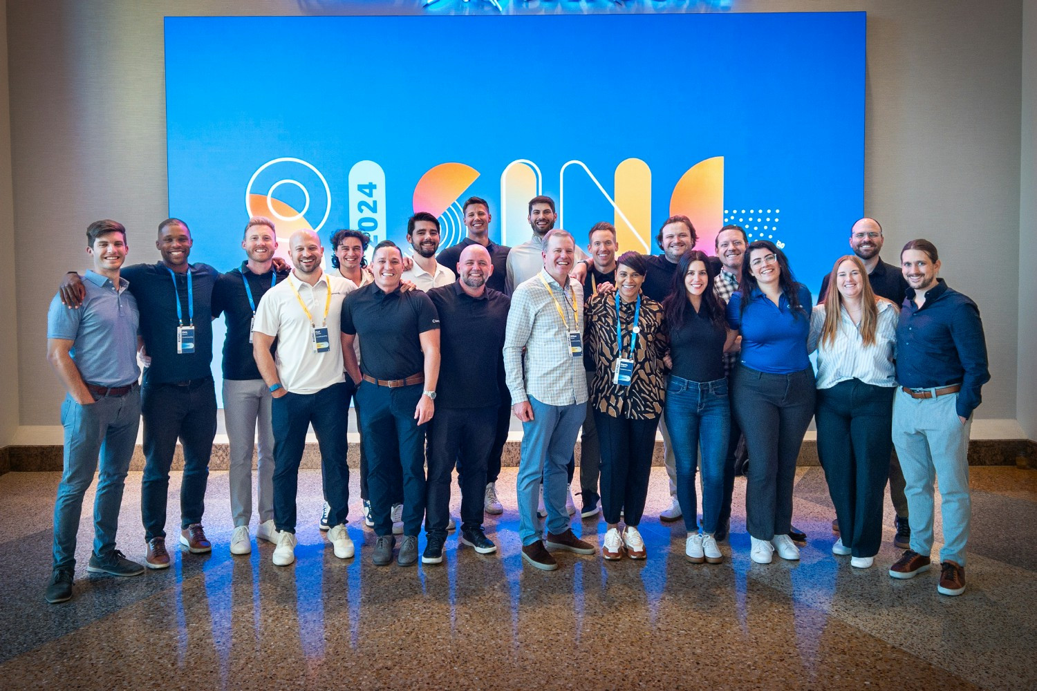The Commit team gathers at Workday Rising 2024 in Las Vegas, NV.