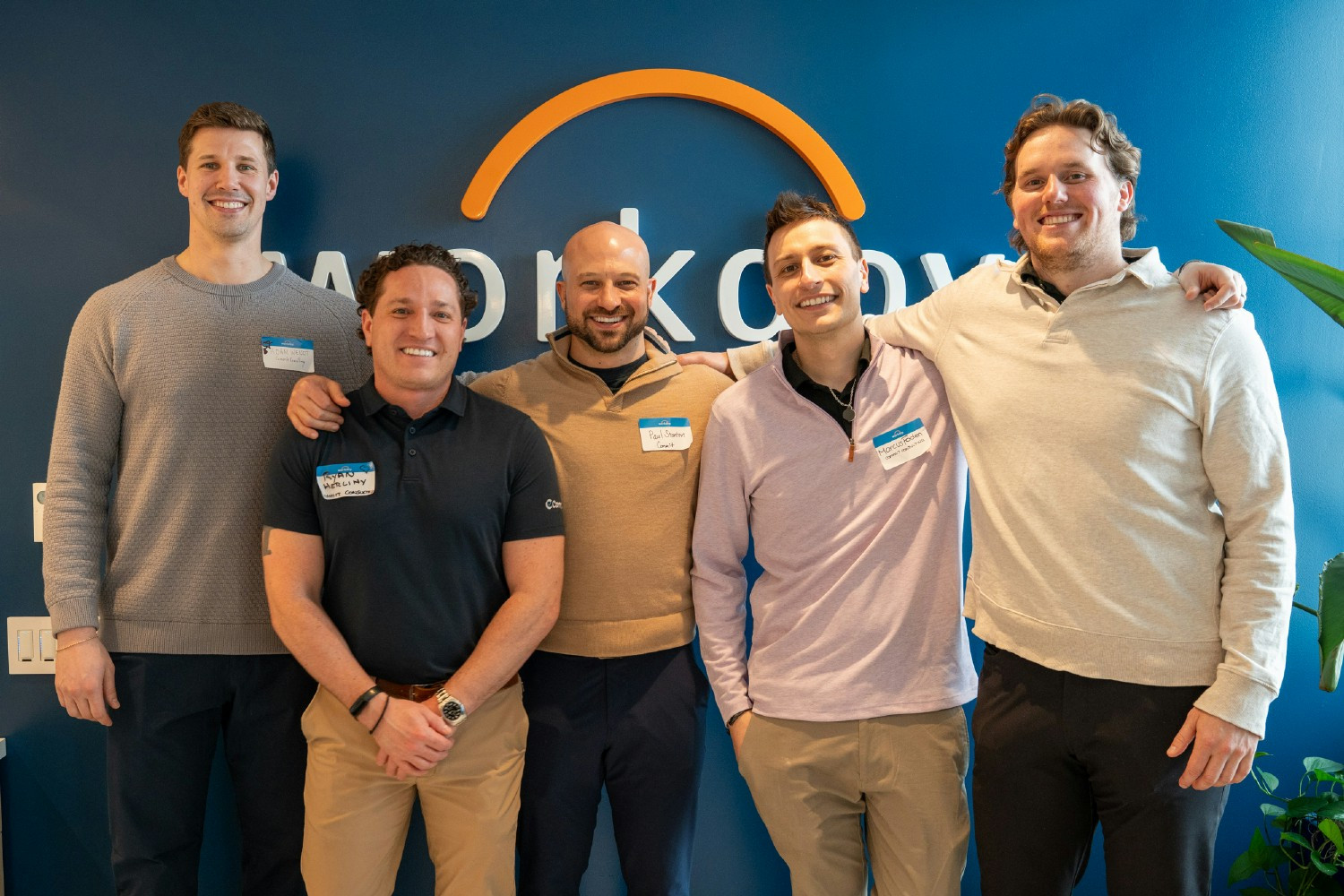 Commit's sales team hosts an event at the Workday office in New York City.