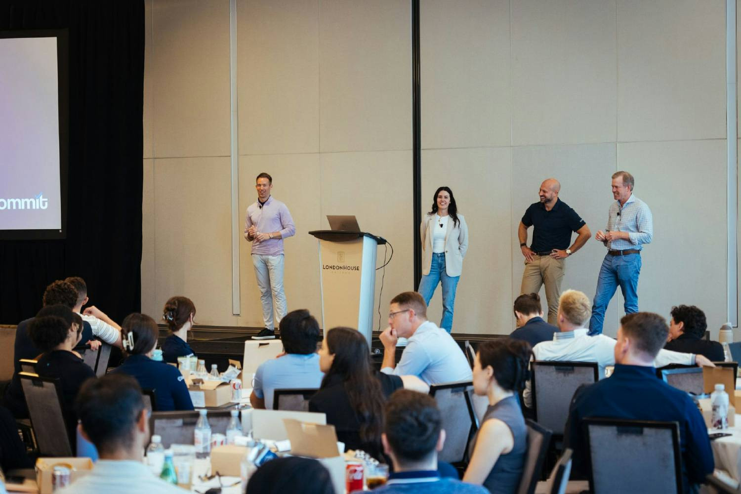 Commit's Leadership team at the annual full company off site