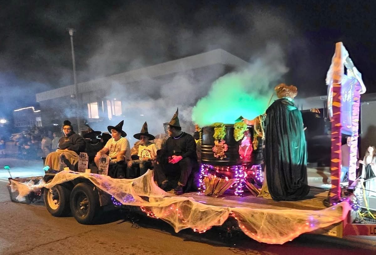 Centerville Tennessee Annual Halloween Parade. Agrana wins