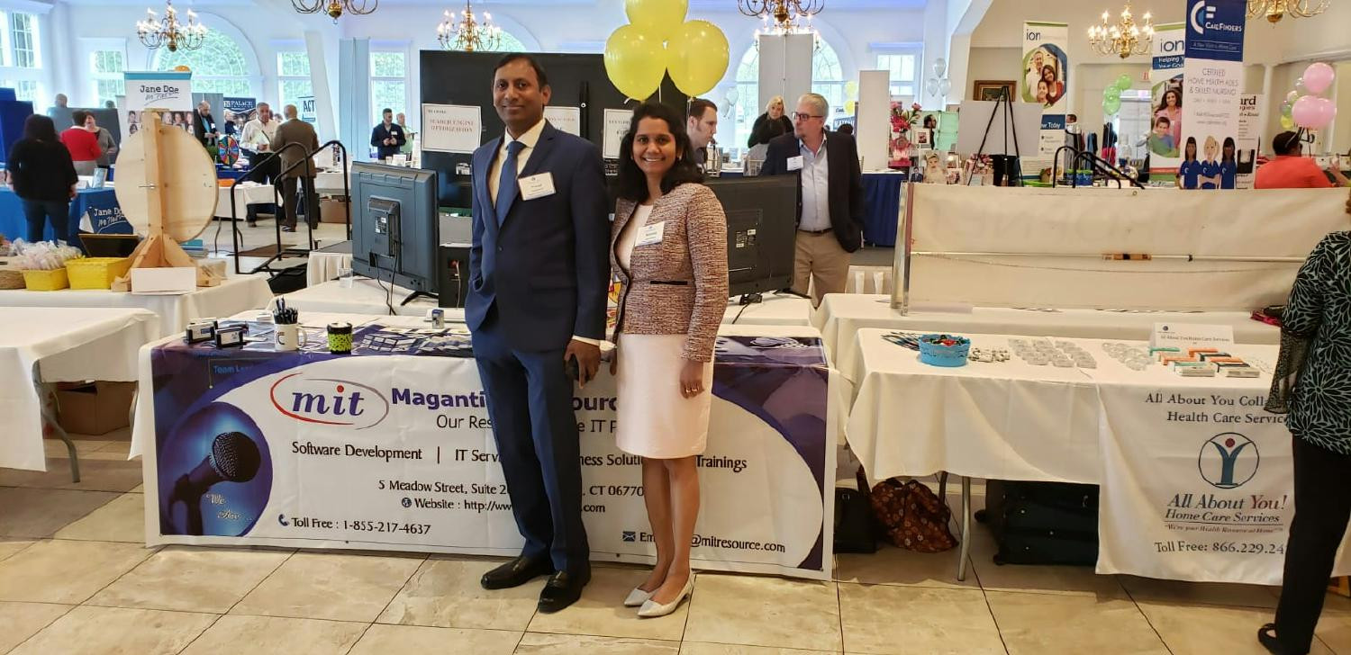 CEO and CTO attending the seminar