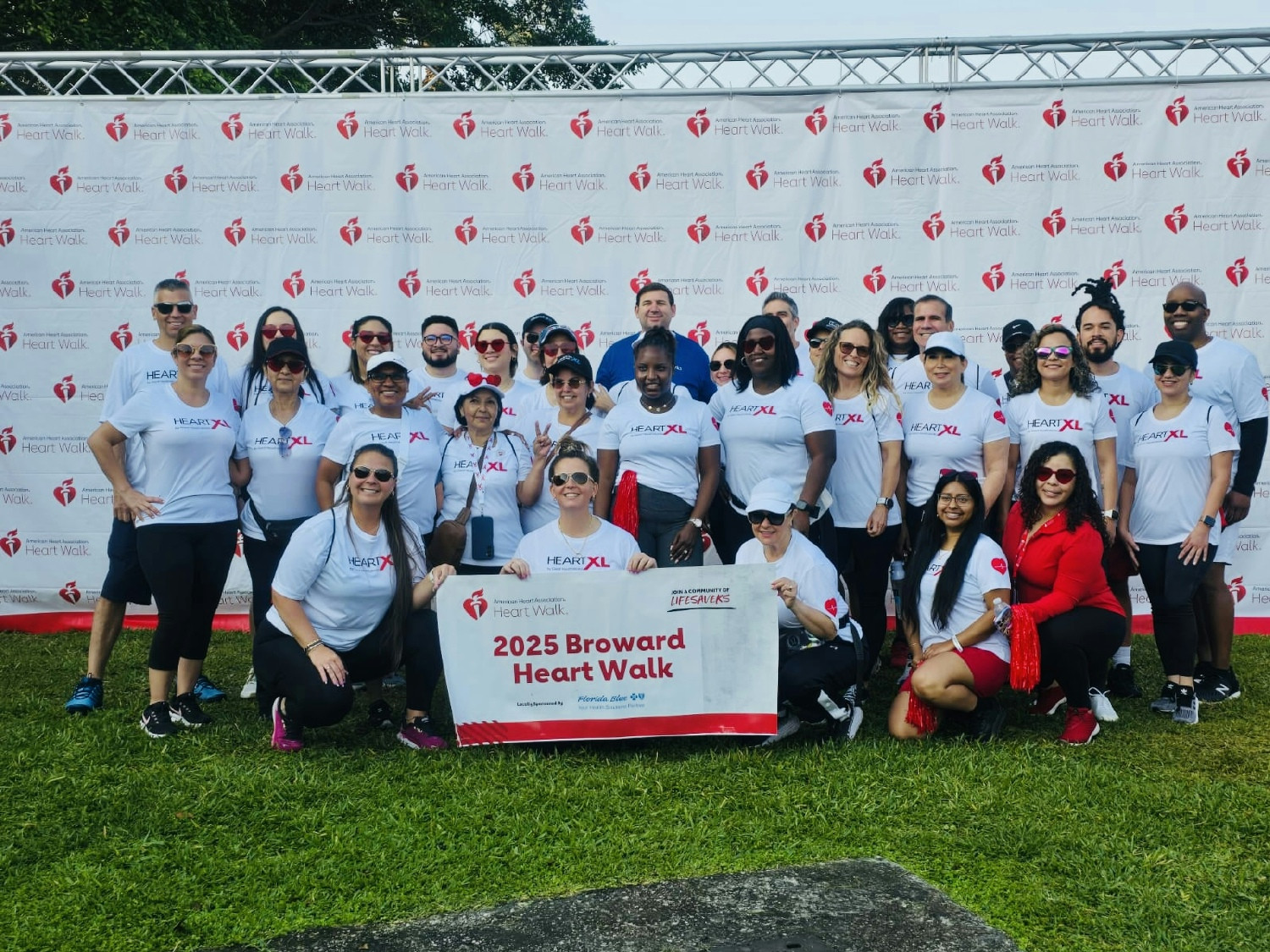 GHW team had a great time walking for a cause at the American Heart Association Broward Heart Walk! 