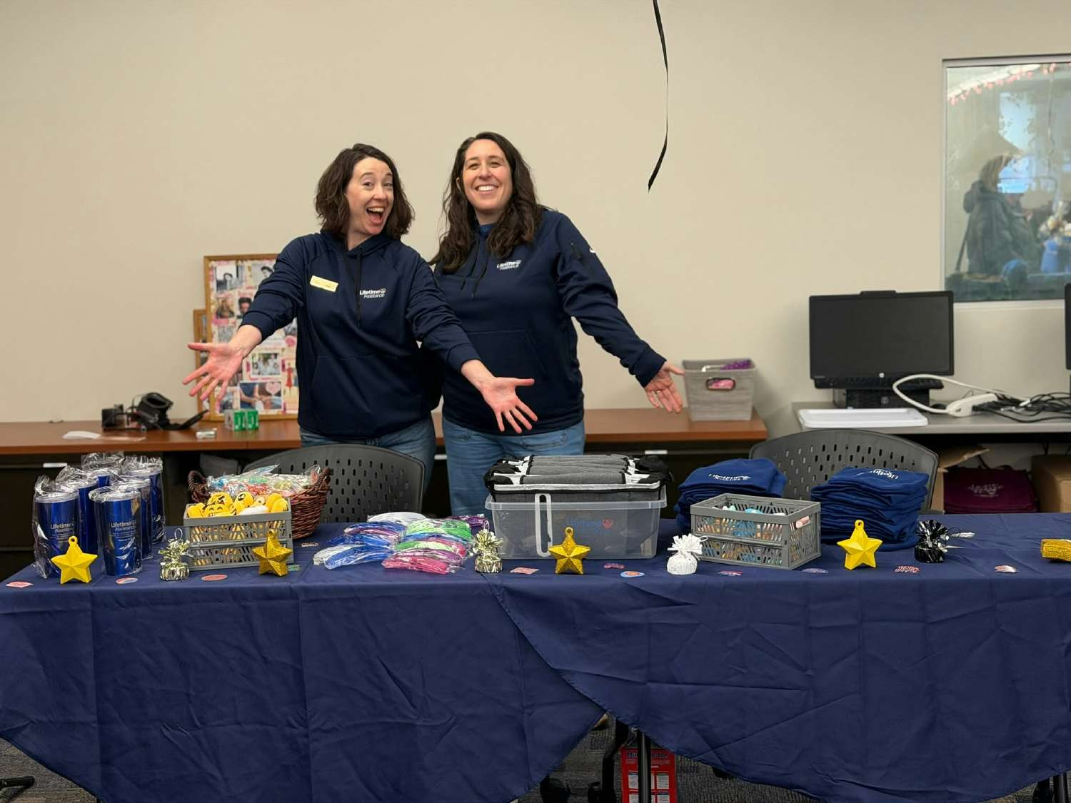 Celebrating National Employee Appreciation Day with sweatshirts and a party