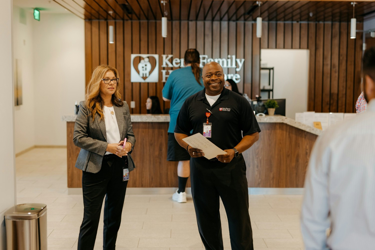 Human Resources staff welcoming new employees for our New Hire Orientation