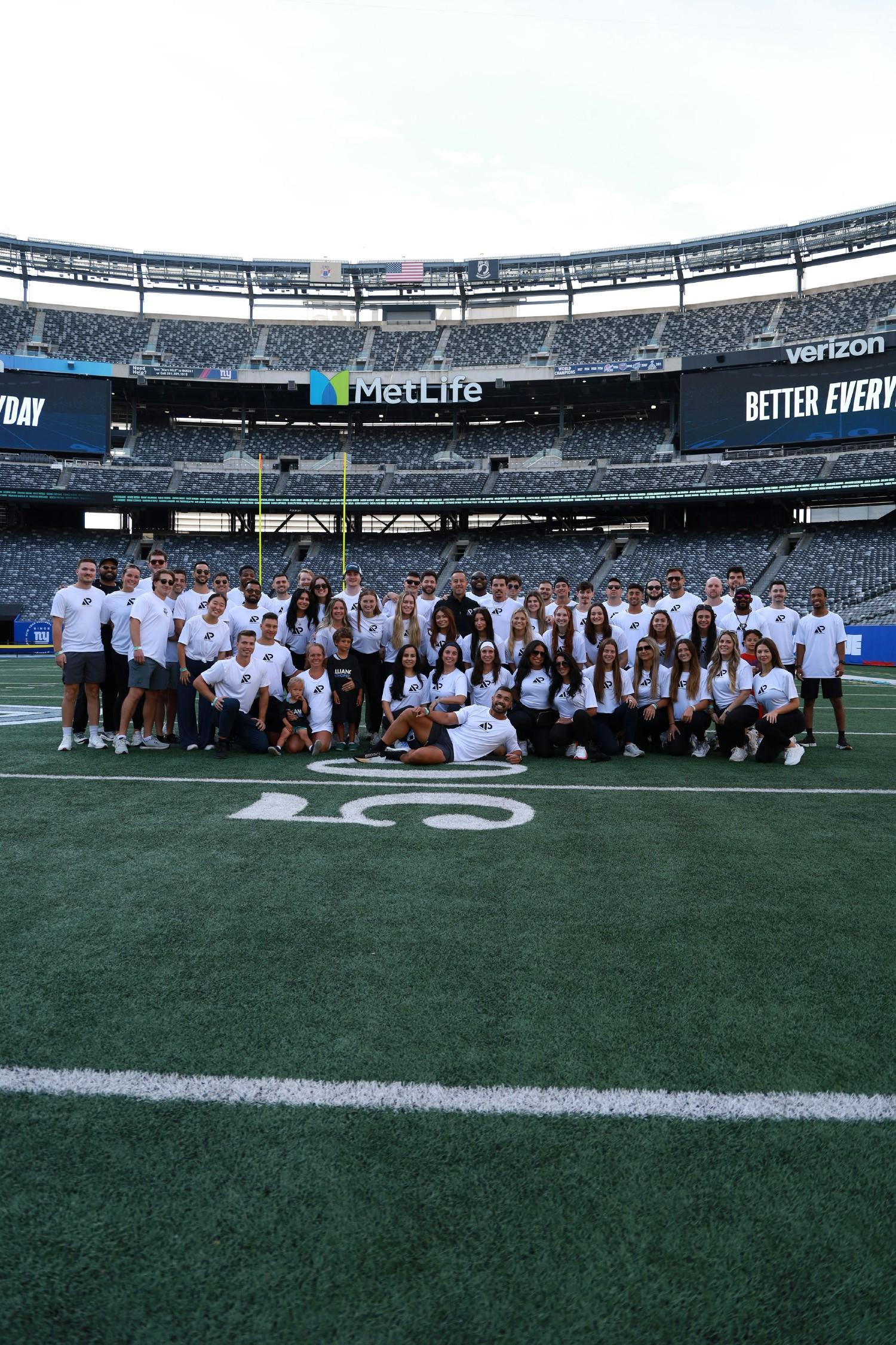 Alliance Orthopedics and Alliance Performance Team hosts a community-driven workout event at MetLife Stadium