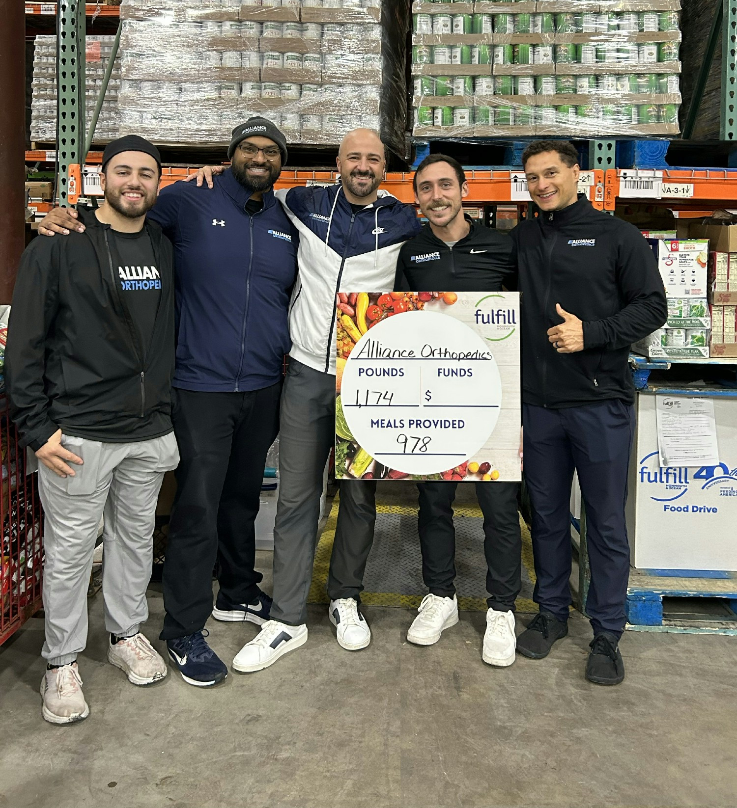 The AO team giving back to our community during the Thanksgiving season. 