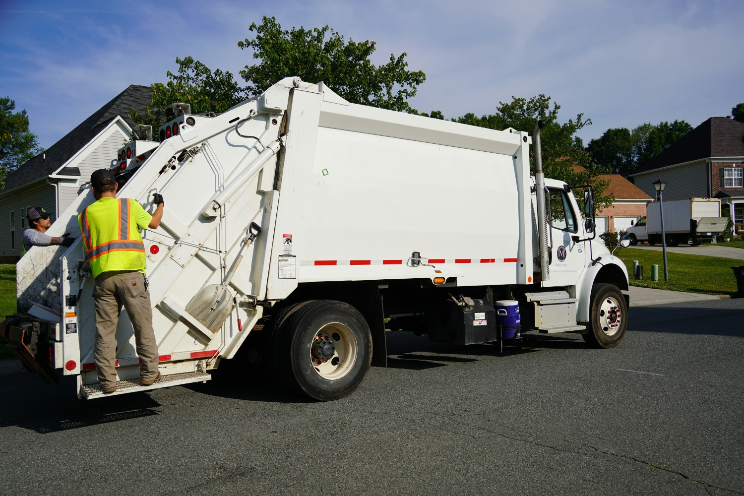 Early Morning Sanitation Trash Pick-up