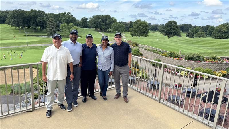 Executives on a retreat