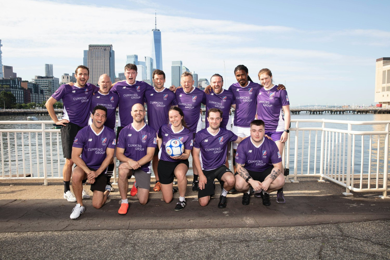 Competing in America SCORES soccer tournament fostering connections in our industry and encouraging a healthy lifestyle