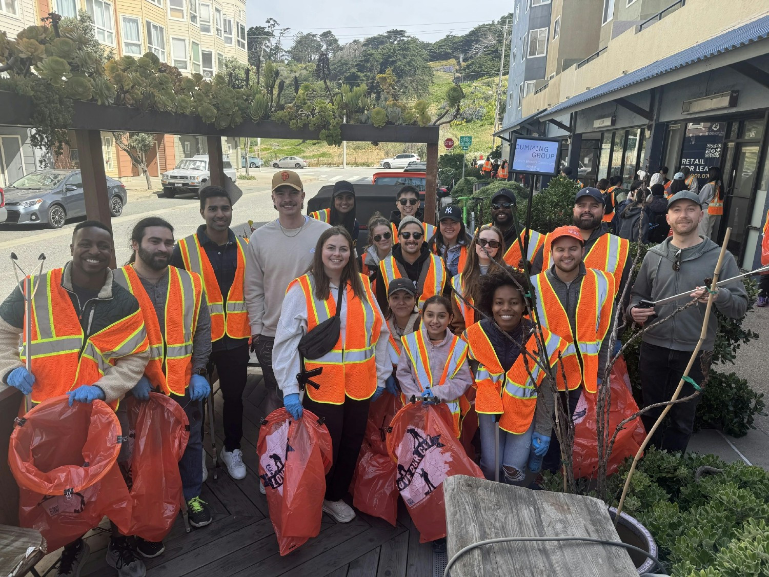 Showing love for our hometowns during an ocean beach cleanup