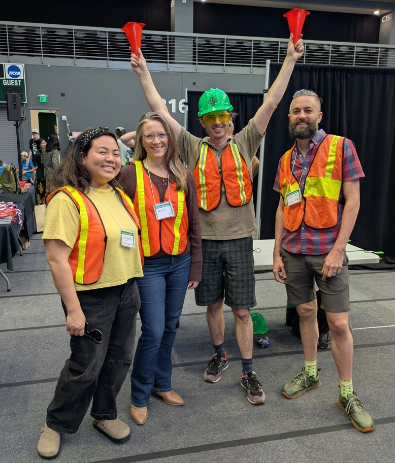 Cascadians volunteering at “MESA Day” STEM event for middle and high schoolers from around the state of Oregon.