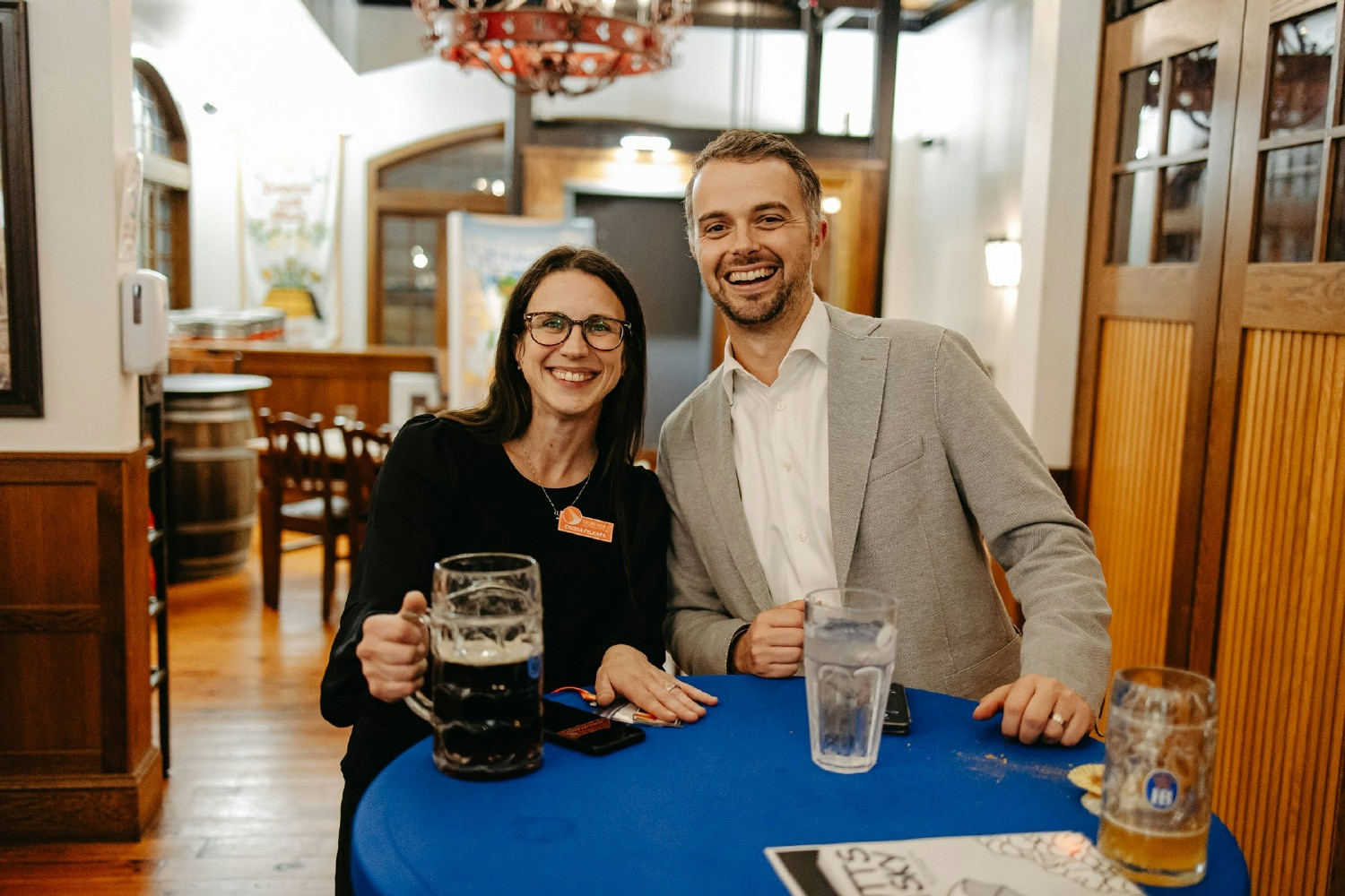 Good drinks, great company—celebrating client connections in true German style!