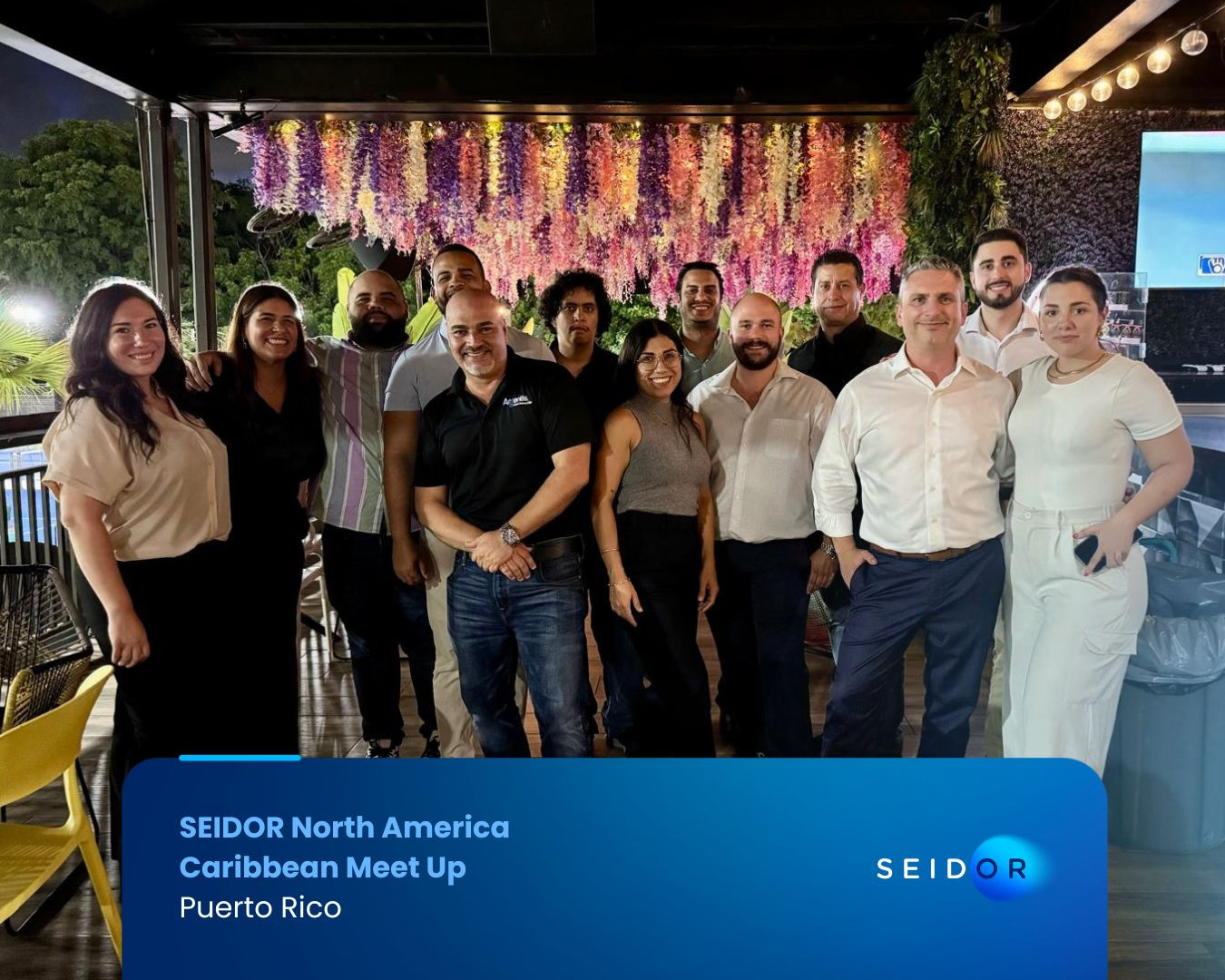 Celebrating new horizons! The team unites in Puerto Rico, ready to make an impact in our newest venture.