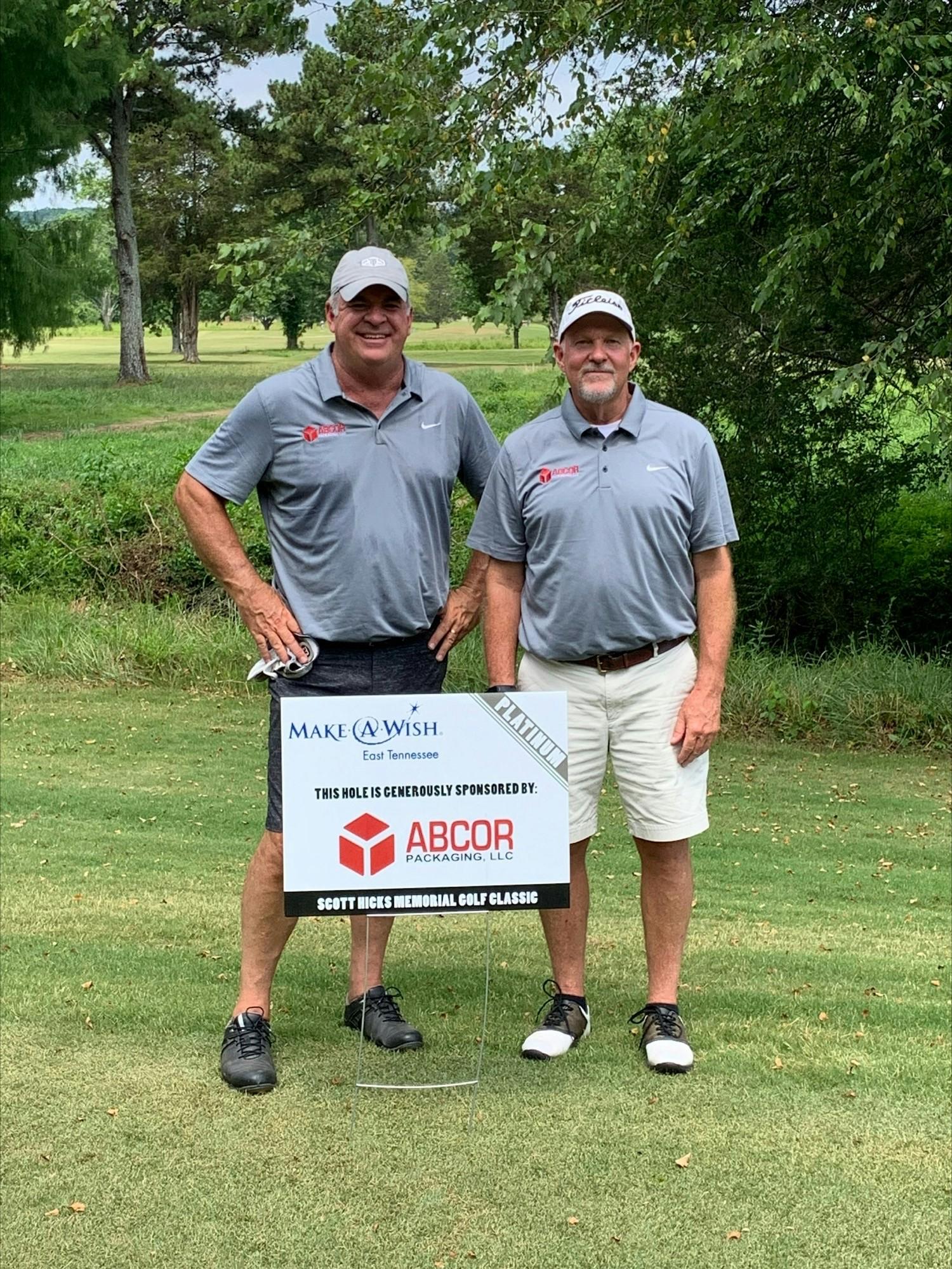We sponsor a make a wish golf tournament every year. 