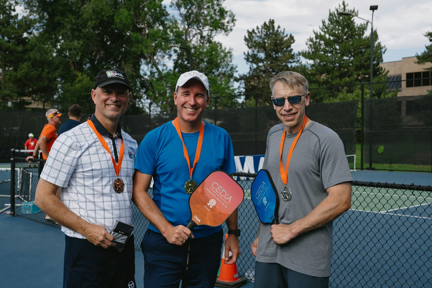 Great fun and friendly competition at our pickleball tournament, raising funds for the CEDIA Foundation.