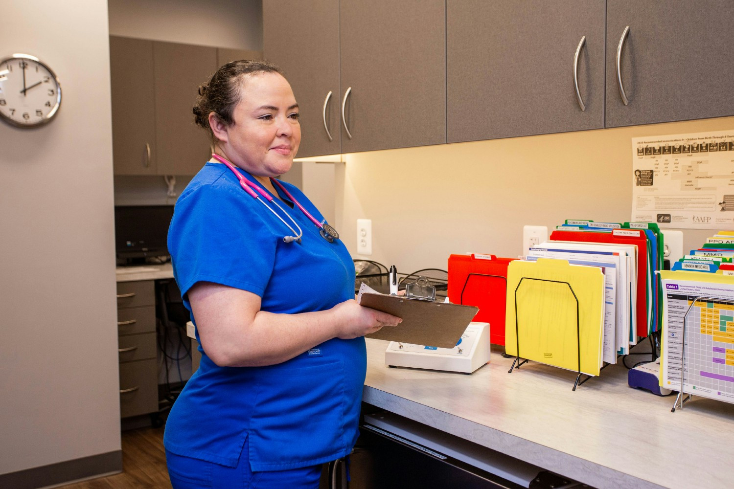 Nurse in clinic